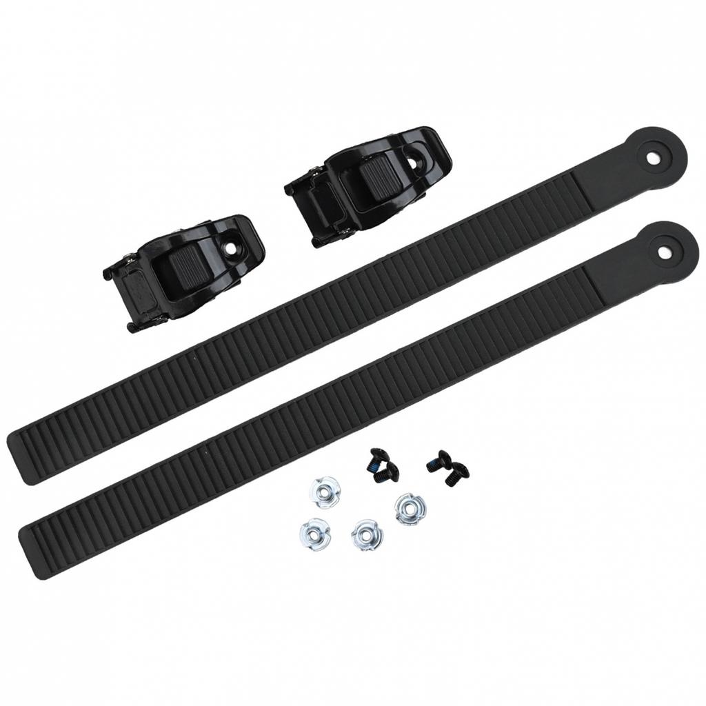 Ensemble de sangle et boucle d'échelle pour cheville en nylon pour utilisation en snowboard et en patin à roulettes