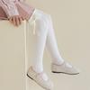 New Kids Girls Bow Long Socks Spring Autumn Cotton Over The Knee High Socks Cute Baby Lolita Stockings