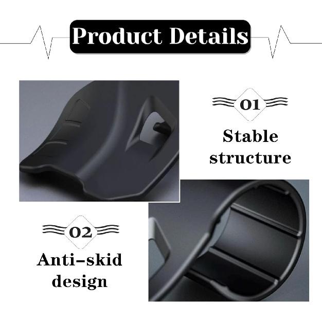 4 Pcs Motorcycle Throttle Assist Universal Rocker Assist Non-Slip Palm Rest for Motorcycle Handlebar