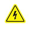 PVC Varningsetikett för Elstöt: Triangel Varningsetikett för Mekanisk Utrustningssäkerhet