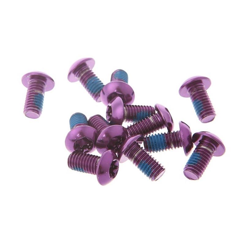 12Pcs Bicycle Brake Disc Screws Alloy Steel Bolt Rotor Cycling For Mountain Bike