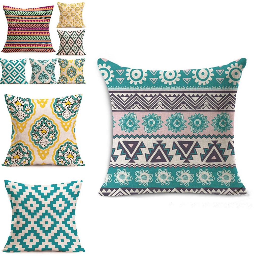 Luxurious Resistant Scatter Waist Throw Pillow Case With Timeless Geometric Design