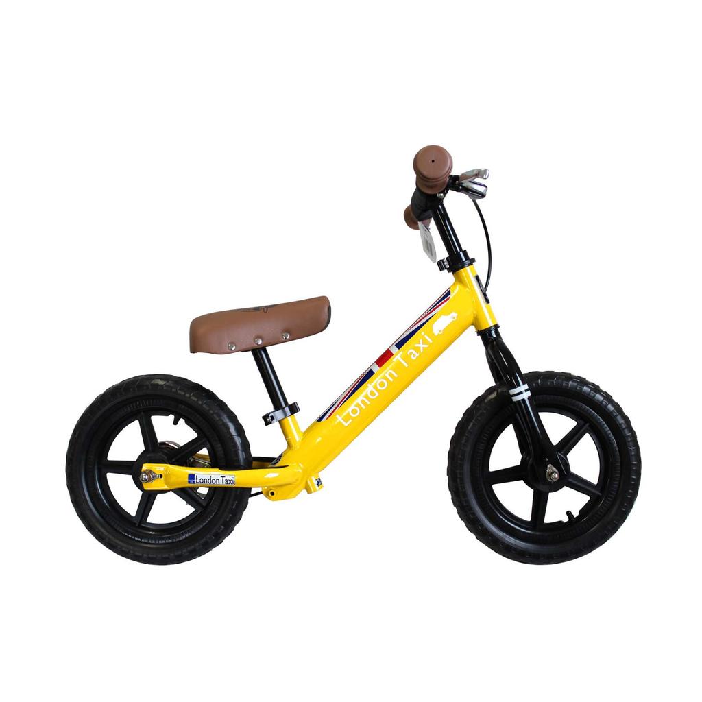 JEFFERYS London Taxi Kick Bike 12-inch Pedal Bicycle Yellow