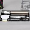 Sturdy Metal Office Drawer Organizers Tray Desktop Storage Container For Pens Files Paper Clip