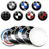 4 Stück 56/60/65MM Auto Radnabenkappe Center Aufkleber Emblem Für BMW G30 F02 E46 E60 E90 G20 G28 F30 F10 Auto Abzeichen Aufkleber Zubehör