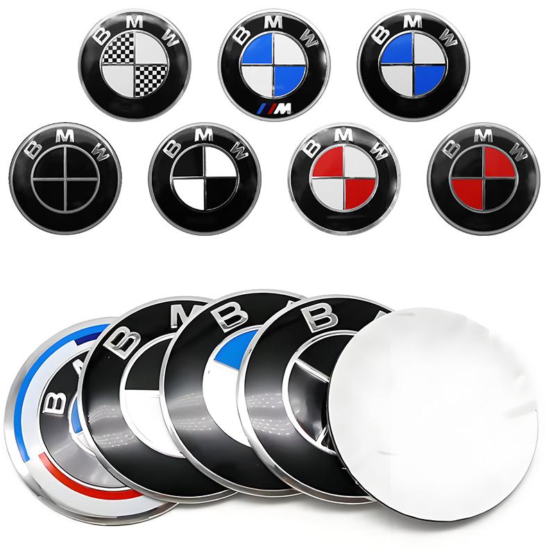 4 Stück 56/60/65MM Auto Radnabenkappe Center Aufkleber Emblem Für BMW G30 F02 E46 E60 E90 G20 G28 F30 F10 Auto Abzeichen Aufkleber Zubehör