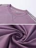Women's Summer Round Neck Short Sleeve Sportswear Set: Two-Piece T-Shirt & Pants