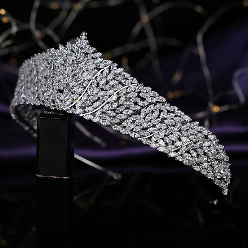 Bridal Wedding Tiara Classic New Fashion Design Bridal Hair Accessories Anniversary Wedding Women Crowns BC5735 Corona Princesa