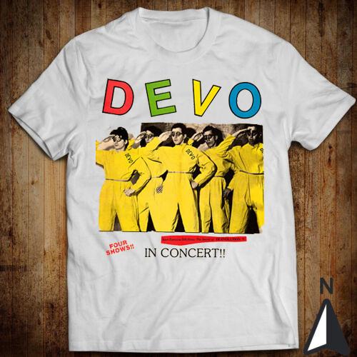 

Редкая футболка с концертным плакатом DEVO, короткий рукав, все размеры от S до 5XL, унисекс M