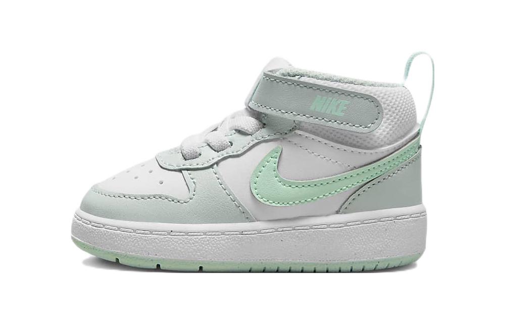 

Nike Mid 2 Slip Resistant Abrasion Resistant Mid top Skateboard Shoes Mint Green Infant And Toddler CD7784-011 25