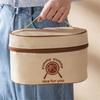 Round Barrel Food Storage Bag Large-Capacity Tote Lunch Bag Portable Lunch Box