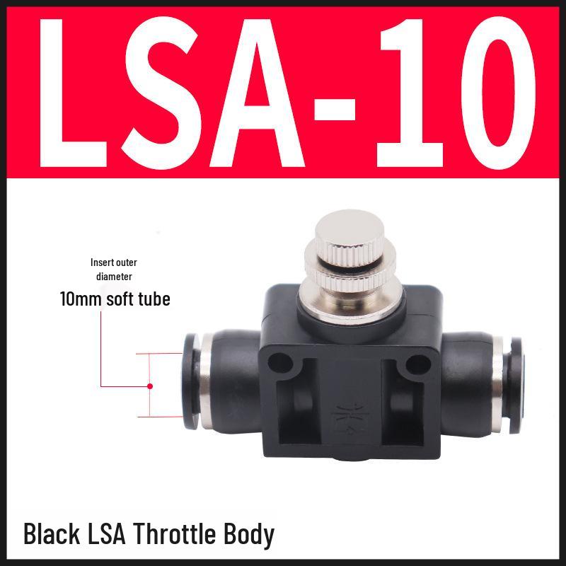 Pneumatic SA4/6/8/10 Pipe One-Way Throttle Valve Air Hose Connector