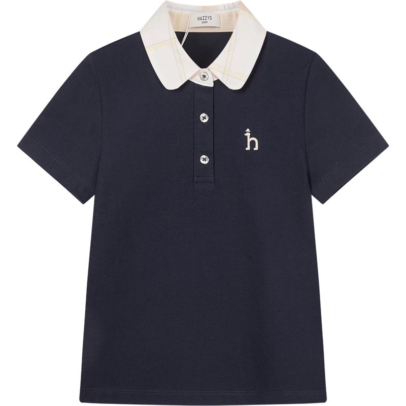 HAZZYS Girls' Summer Short Sleeve Polo Shirt