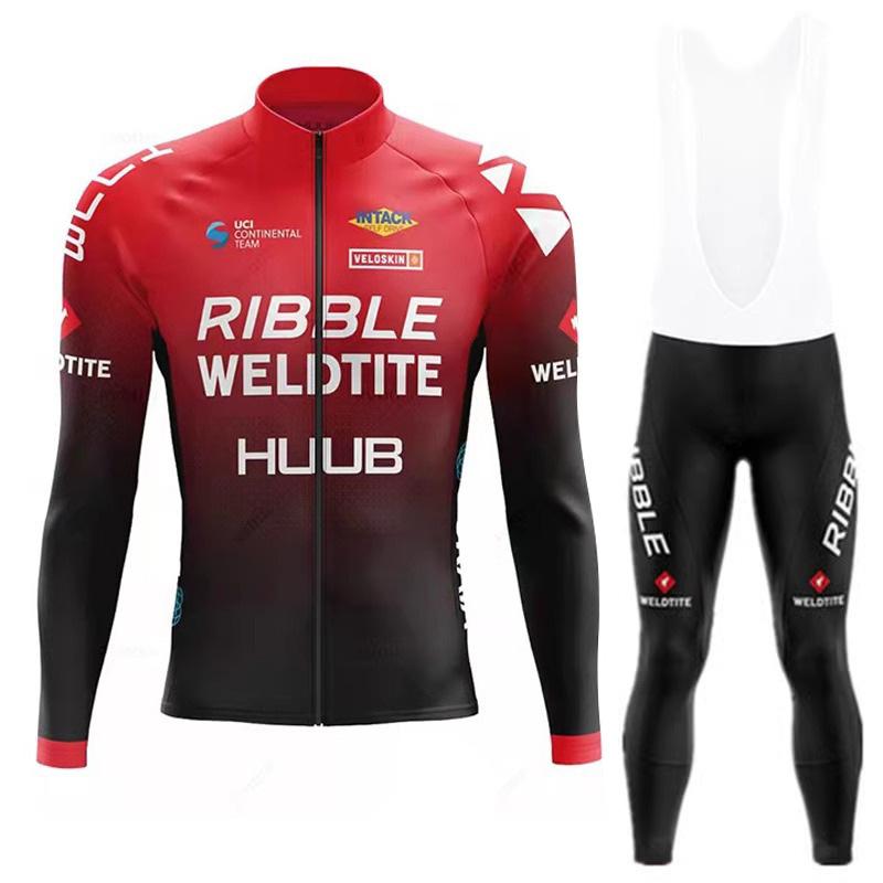 Long Sleeve  Sweat-absorbing Quick-drying Highway Spring and Autumn Men's and Women's Cycling Suit 2026 Autumn Breathable Cycling Suit Set
