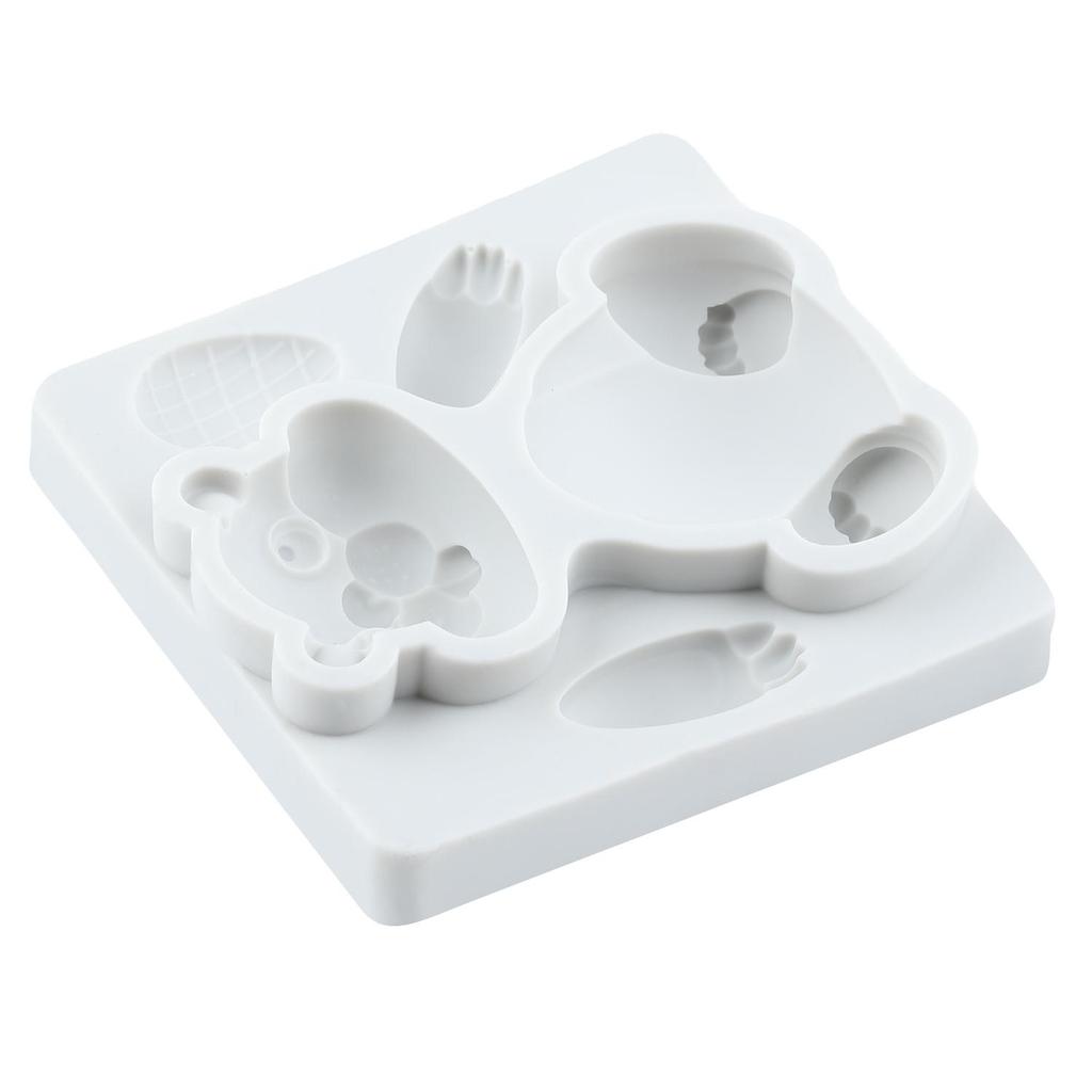 Beavers Silicone Molds Woodland Animal Fondant Mold Cake Decorating Tools Cupcake Topper Candy Chocolate Gumpaste Mold