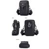 BULLCAPTAIN Men's Genuine Leather Crossbody Phone Bag Vintage Cowhide Mini Shoulder Bag Casual Travel Sling Pouch Waist bag