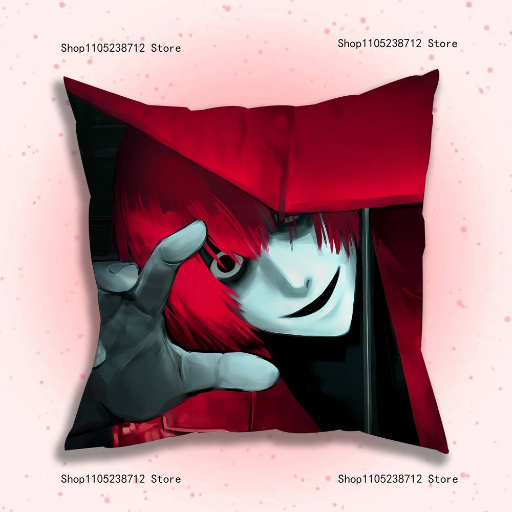 HHomicipher MrScarletellaS Anime Pillow Covers Cartoon Sofa Decorative Home Doublesided Printing Short Plush Cushion Cover