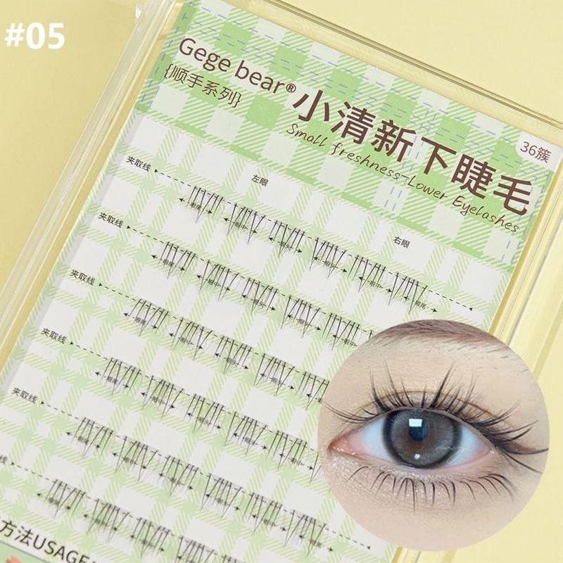 Gege Bear - Lower Eyelashes- 6 Types
