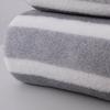 Bath Towel Wrapped In Thick and Enlarged Absorbent Face Wash, Home Wide Striped Coral Fleece Towel Set