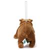 COLORATA Hippopotamus Plush Mascot (Realistic Wild Animalwith Chain) Cute Animal Keychain Doll Gift (Twice Tested)  Christmas Present