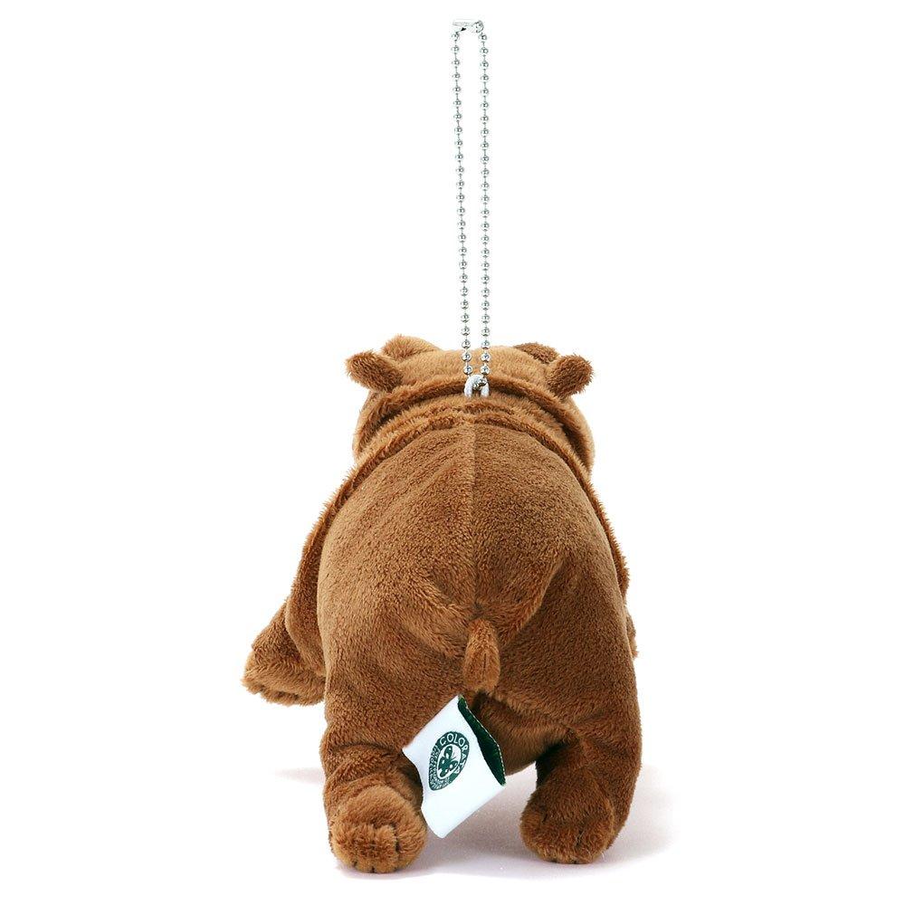COLORATA Hippopotamus Plush Mascot (Realistic Wild Animalwith Chain) Cute Animal Keychain Doll Gift (Twice Tested)  Christmas Present