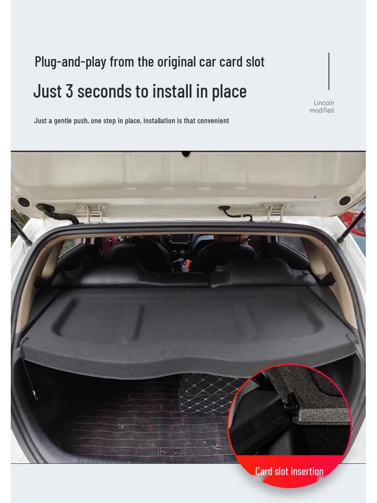Kia K2 Trunk Partition & Sunshade Storage Board Accessories