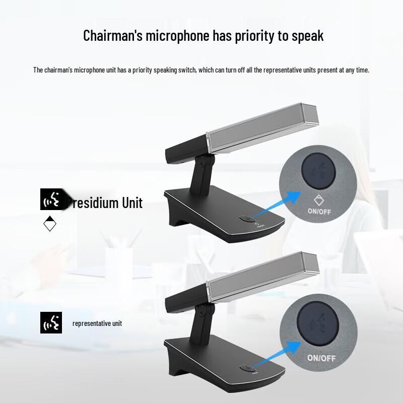 Weishu K-800 1-to-16 Wired Conference System (CN version)