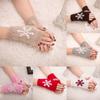 Soft Knitted Gloves Keep Warm Mittens Fashion Half Finger Gloves  Men Women