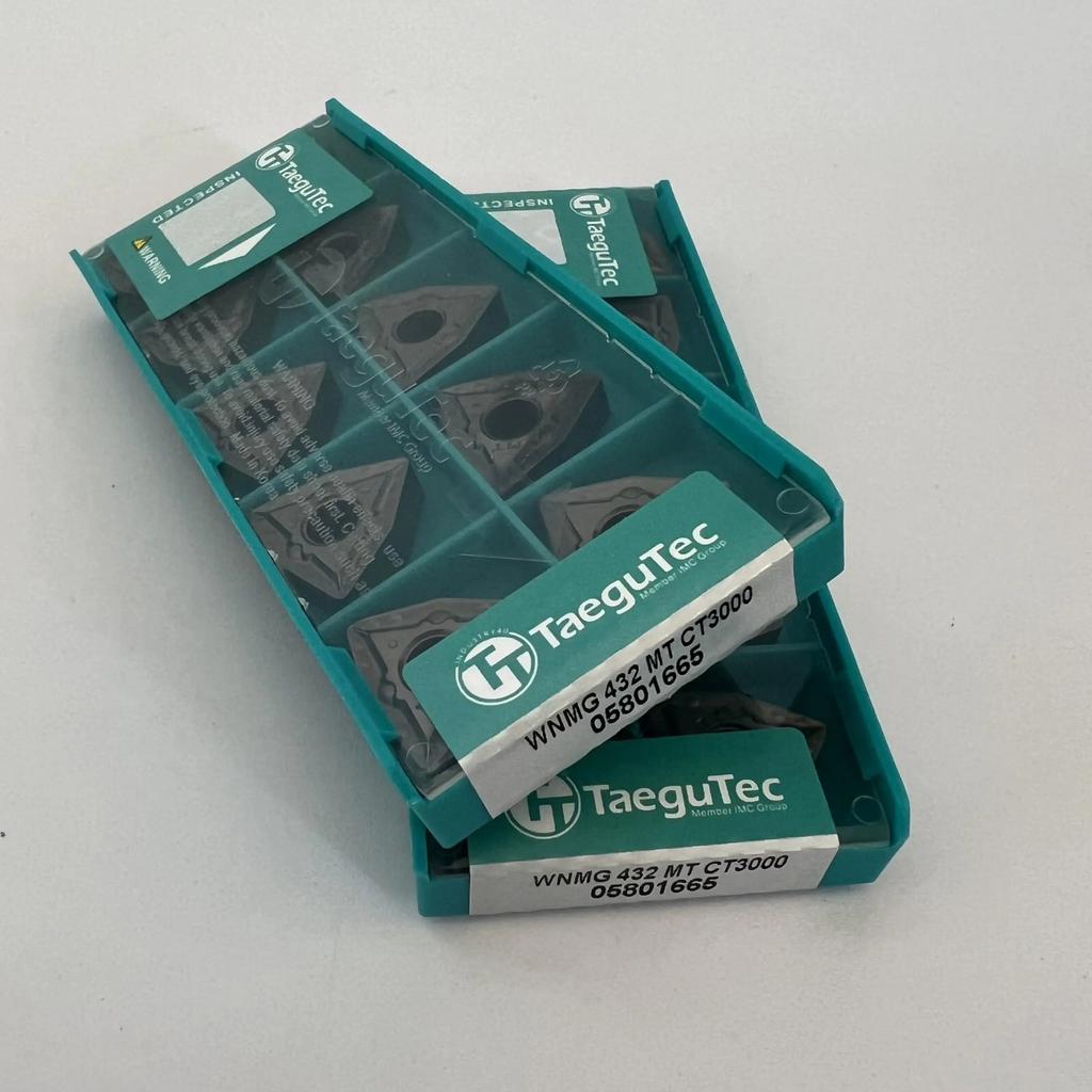 TaeguTec / WNMG 080408 MT CT3000 /Original Genuine CNC Alloy Blade 10 PCS