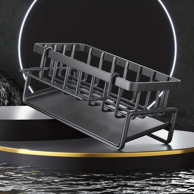 Sponge Cloth & Dish Soap Storage Rack - Kitchen Sink Organizer