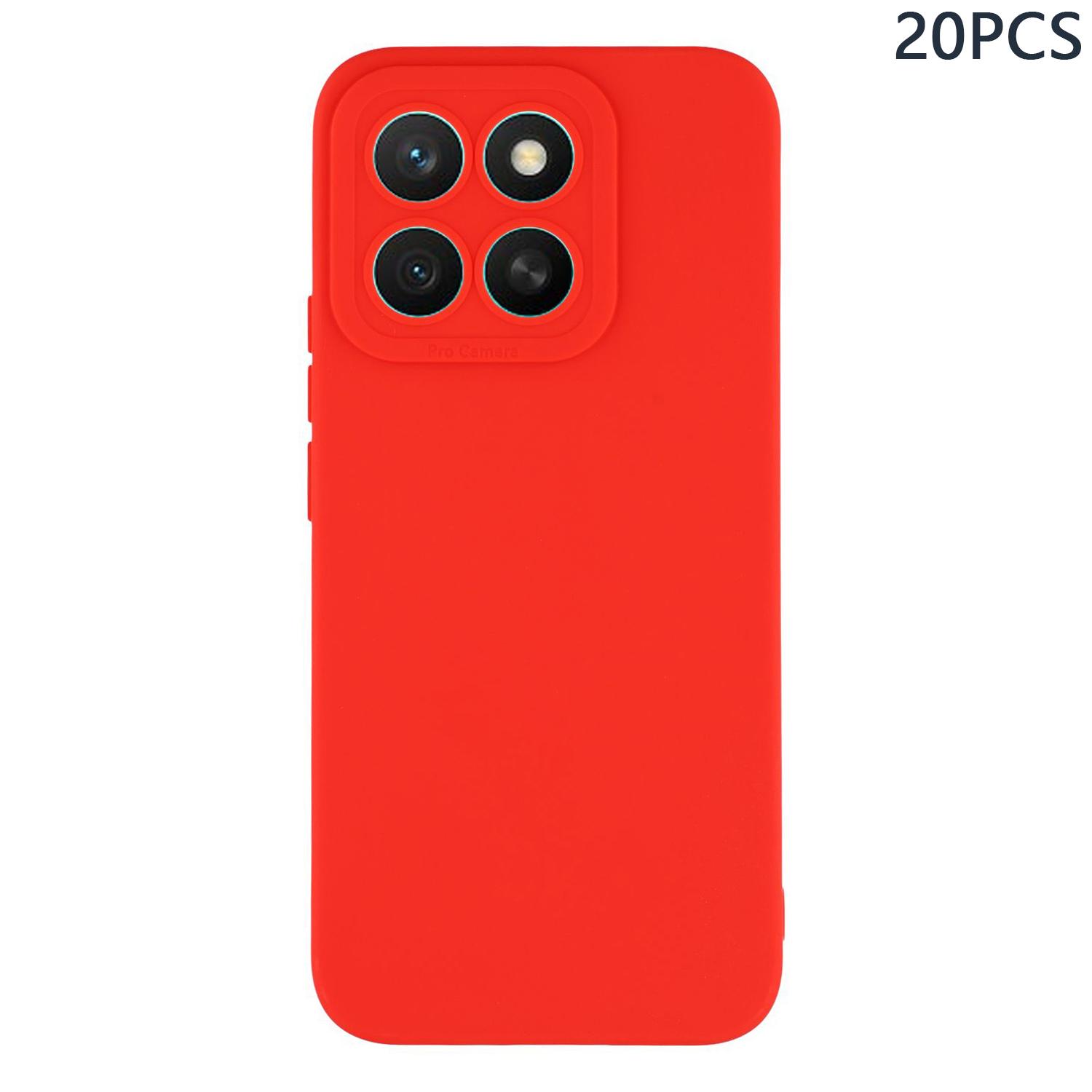 

Bulk Purchasing 20Pcs For Honor X8c 4G Case Precise Cutouts 1.3mm TPU Matte Phone Cover Red