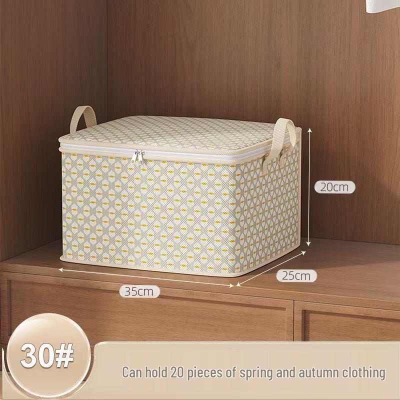 2025 Large Capacity Wavy Storage Box - Moisture & Dust-proof Quilt Organizer