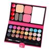 With Mirror Brush Cosmetics Palette Bag 33 Colors Cosmetics Palette Makeup Dispensing Box  Women