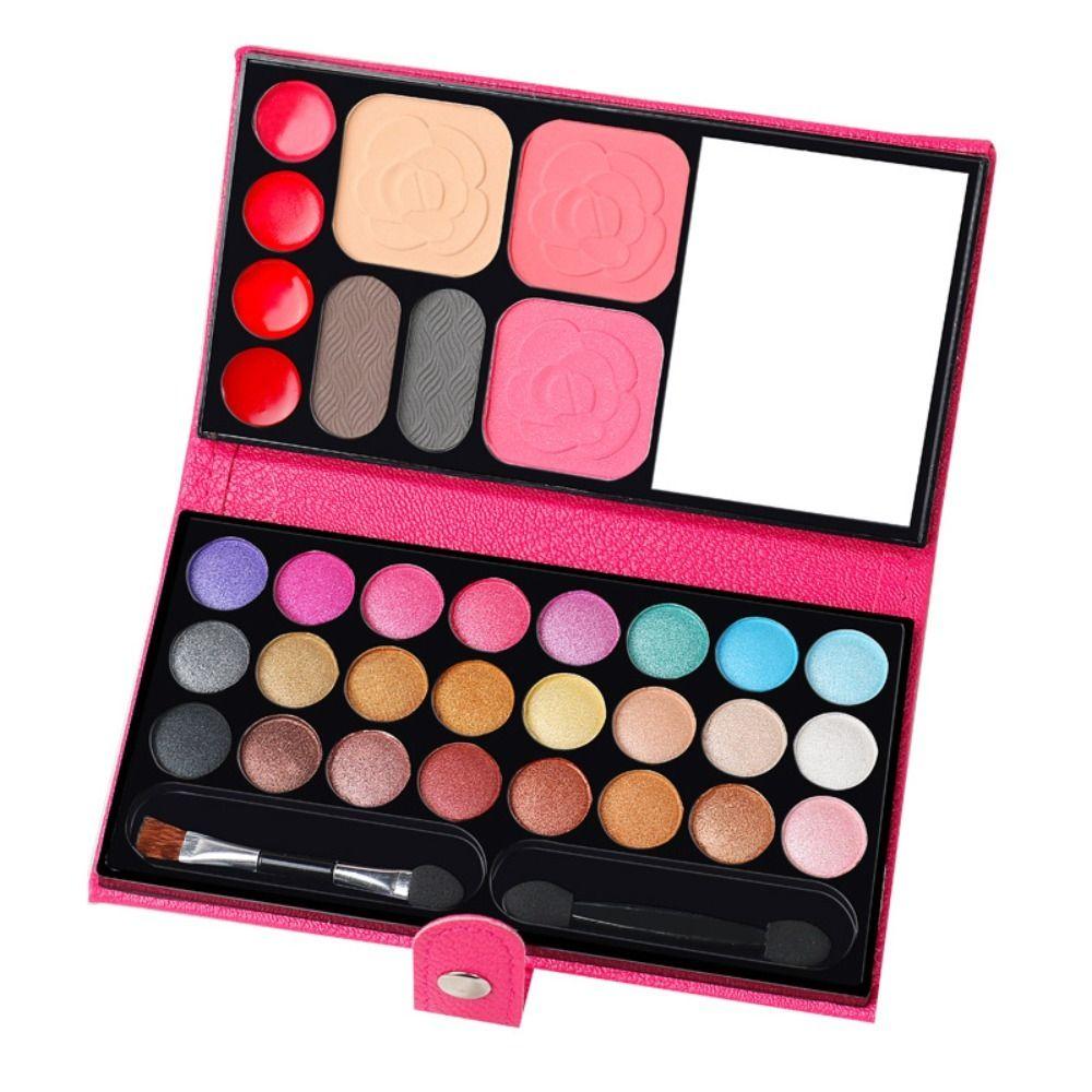 With Mirror Brush Cosmetics Palette Bag 33 Colors Cosmetics Palette For Girls
