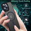 Shockproof Matte Transparent Phone Case For iPhone 17 Pro 16 13 11 12 14 15 Pro Max For Magsafe Magnetic Wireless Charging Cover