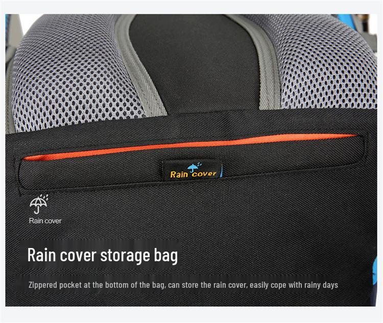 Large Capacity Waterproof Outdoor Hiking & Camping Backpack - Wear-resistant Travel Sports Bag
