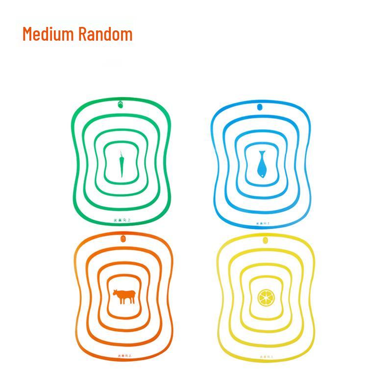 

Общежитие Портативная разделочная доска: Грязеотталкивающий, Защищающий от плесени, Легко моющийся - Идеально подходит для фруктов, овощей и замешивания теста. Medium, Thick, Random Color, 1 pack, Non-slip