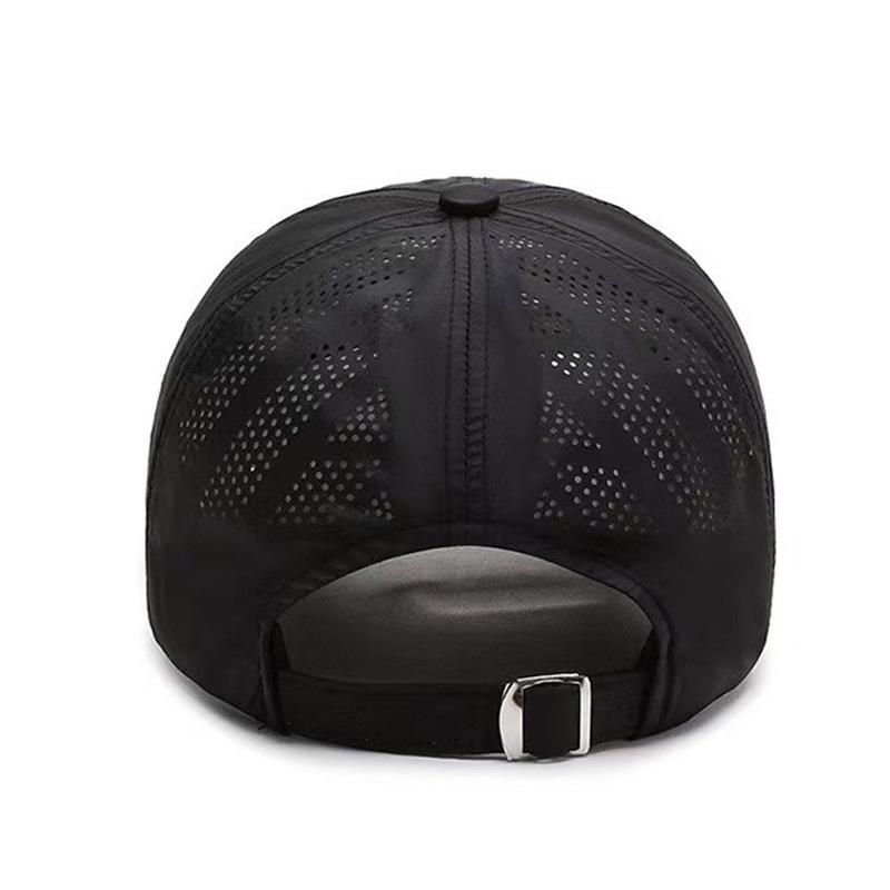 Outdoor leisure baseball cap Summer breathable visor quick drying light breathable mesh cap sports cap men and women