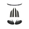 Porsche Macan Carbon Fiber Exterior Trim Kit: Door Panels, Mirrors, Wing