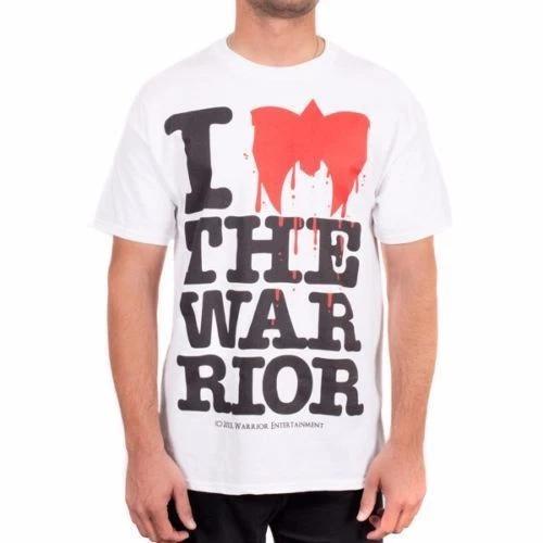 

Warrior Entertainment Mens I Love The Warrior White Shirt New S,XL,2XL 4XL