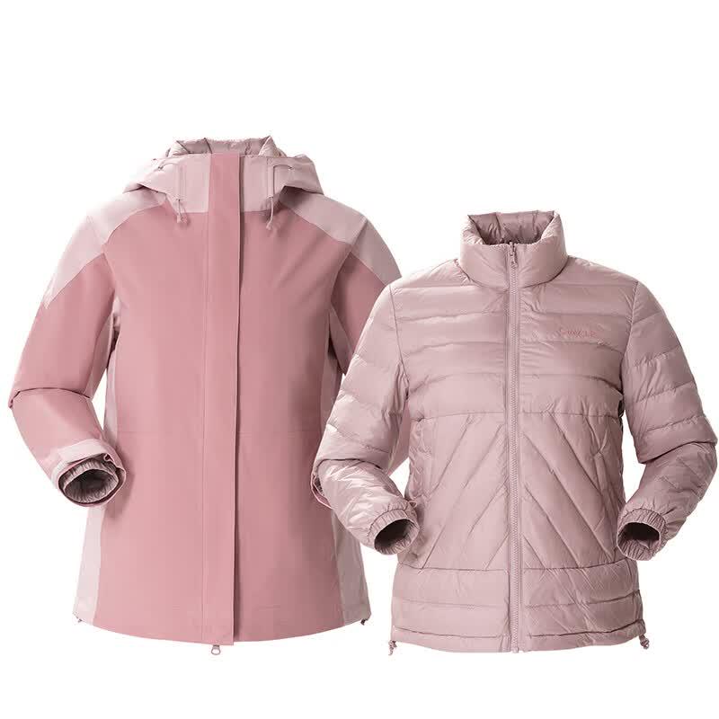 CIMALP Women s 3-in-1 Goose Down Outdoor Jacket AWFPCF098 XL розовый