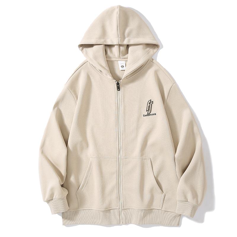 Американский модный бренд кардиган на молнии мужской спортивный свитер свободный большой — фото 7