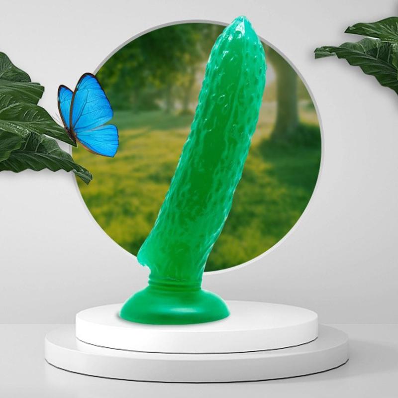 Soft And Realistic, Fruit Shape Unisex TPR Penis Dildo, No Need To Recharge, Human Safe Material, Adult Sex Toys
