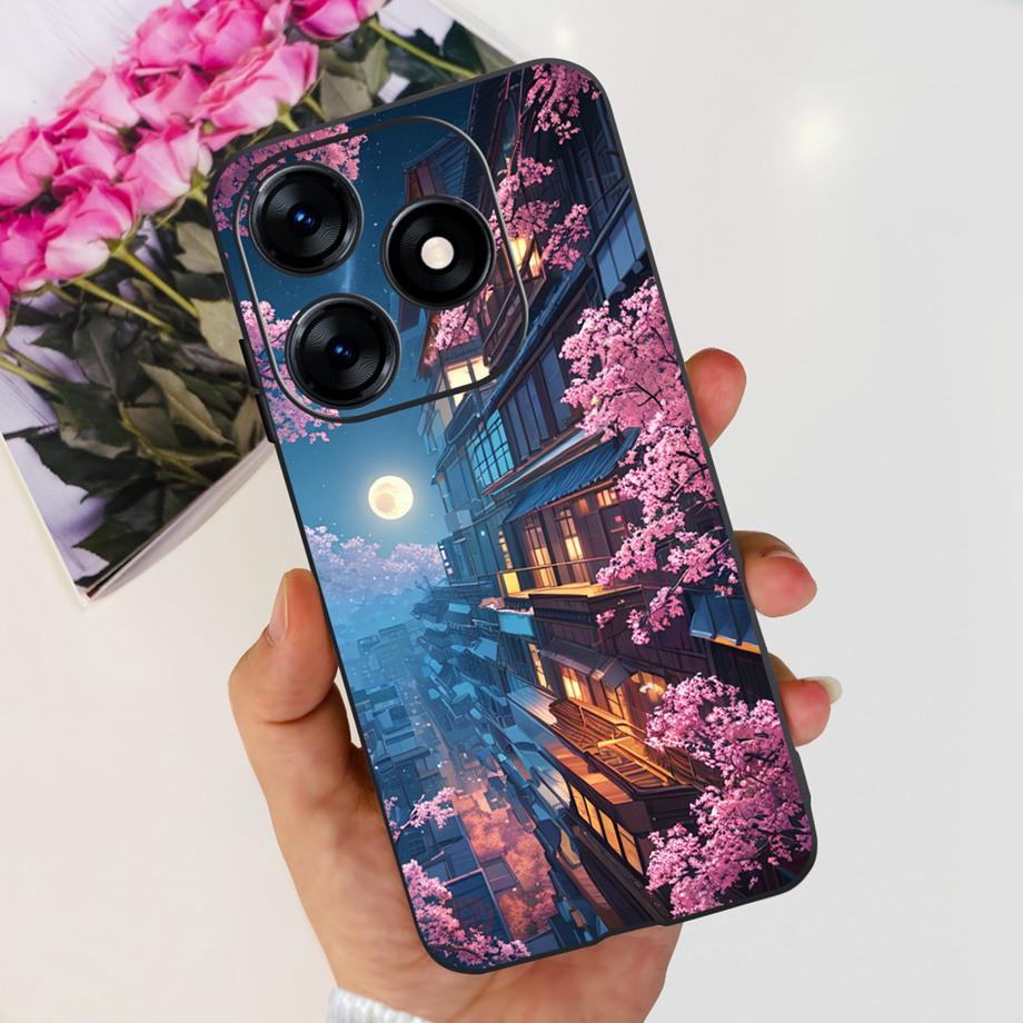 For Tecno Spark 10 10c 10 Pro Phone Case Spark10 KI5k KI5m KI5q KI7 Back Cover Soft Transparent TPU Slim Funda Dragon Astronaut