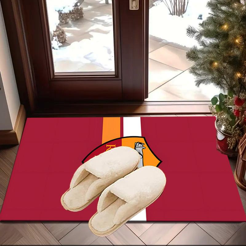 Rome Football club Printed Area Rug for Office, Chair Rug, Decorative Carpet Floor Mat, Large Size Fan gifts Christmas gifts