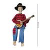 Animated Motion Sound Activated Musical Multi Lingual Banjo Skeletons Duo Halloween Fall Indoor Glowing Skeleton Skeleton Decor