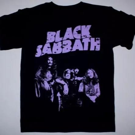 2026 Y2k Neuankunft Herrenkleidung T-Shirt Homme Grafische T-Shirts Unisex T-Shirt für Unisex Ropa Hombre Black Sabbath Band Musiktour