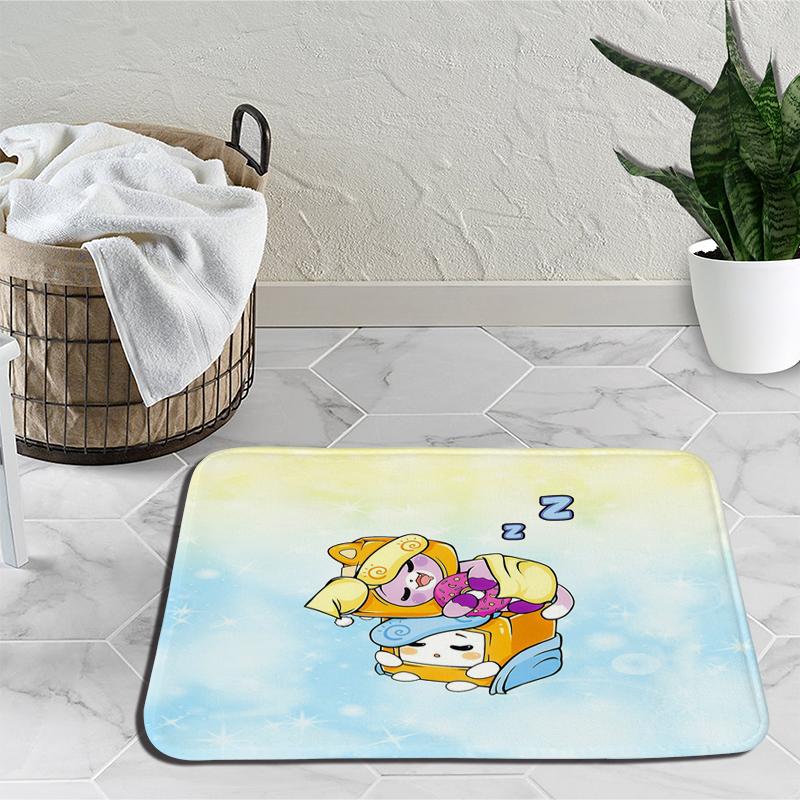 Lankybox Boxy Foxy Rocky Cartoon Teppich Schlafzimmer Dekoration Matte Anime Outdoor Teppich Rutschfester Teppich Geburtstagsgeschenk