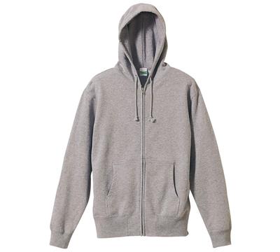 Sweatshirt Full Zip Parka 521301 006 Mixed Gray S [United Athlete] 10.0oz (Pile Lining)