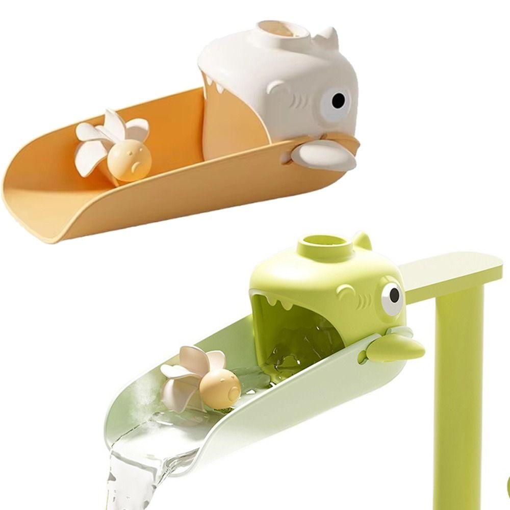 Temperature Sensitive Cartoon Hand Wash Helper Child Friendly Faucet Extension Adapter  Bathroom